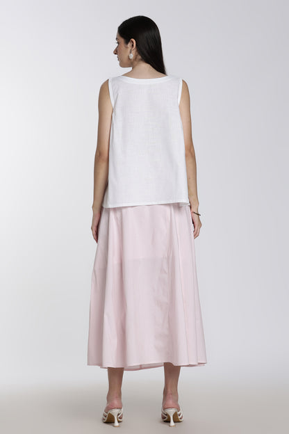 Cotton Skirt and Top Set